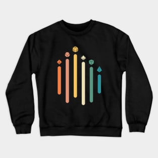 Retro Flying Dice Crewneck Sweatshirt